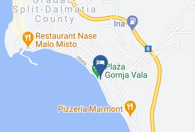 Gradac - Restoran Kod Irene Maps