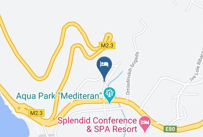 Budva - Restoran Kod Milosa Maps
