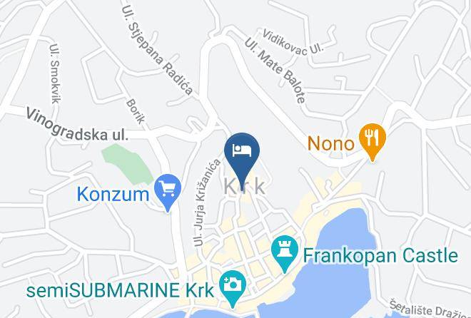 Restoran Krk Map