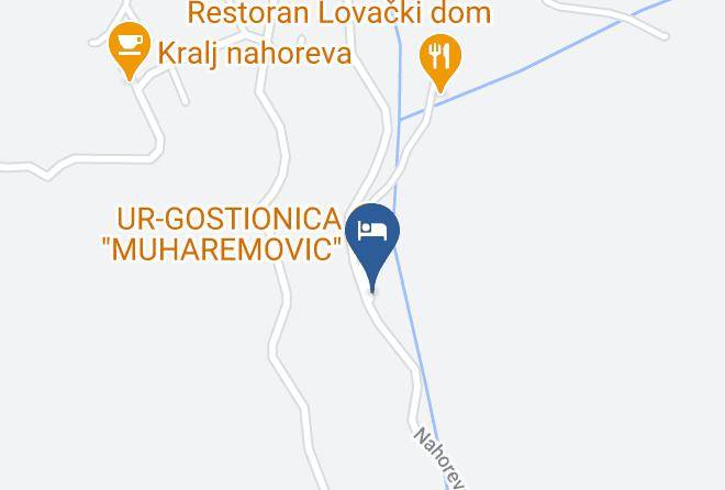 Sarajevo - Restoran Lovacki Klub Nahorevo Maps