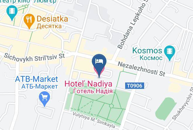 Ivano Frankivs K - Hotel Nadiya Maps
