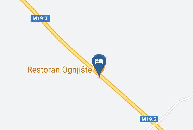 Sarajevo Romanija - Restoran Ognjiste Maps