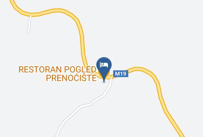 Sarajevo Romanija - Restoran Pogled Prenociste Maps