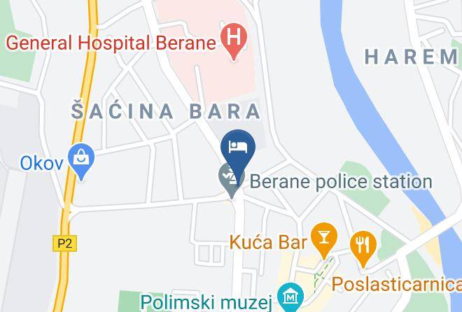 Berane - Restoran Prenociste Vidikovac Maps