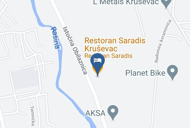 Rasinski - Restoran Saradis Krusevac Maps