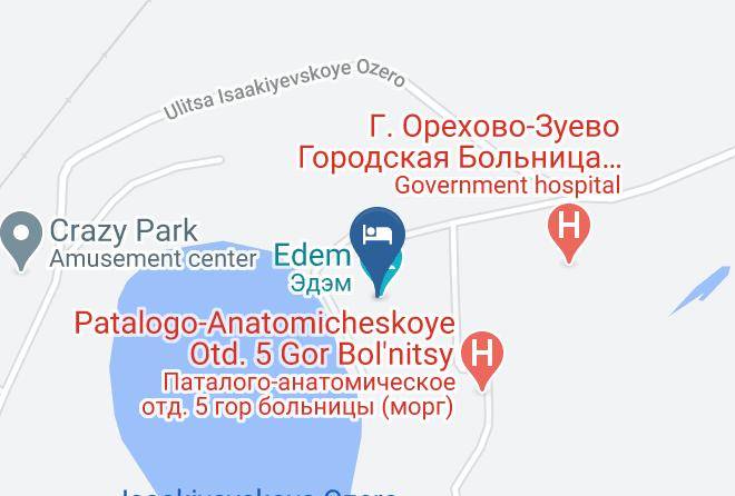 Restoranno Gostinichnyy Kompleks Edem Carta Geografica - Moscow - Orekhovo Zuyevo