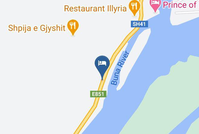 Shkoder - Restorant Hotel Fantazia Maps