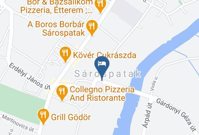 Sarospatak - Retel Vitez Panzio Maps