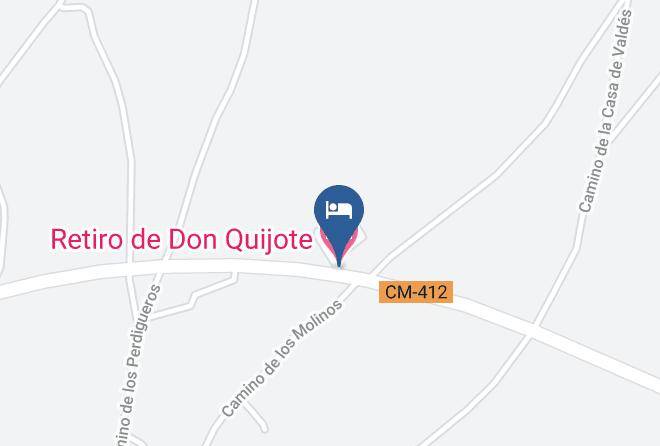 Ciudad Real - Retiro De Don Quijote Maps