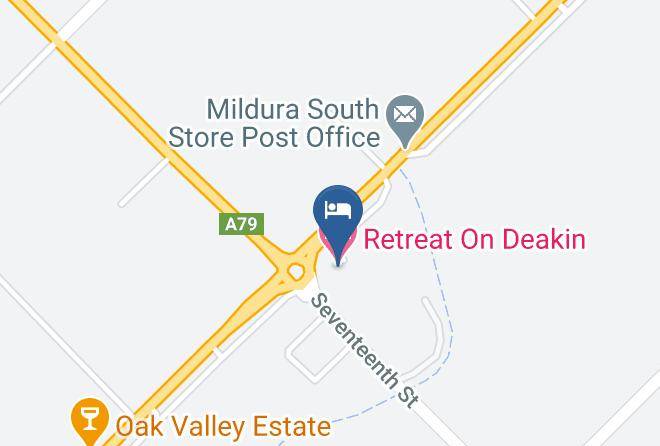 Mildura - Retreat On Deakin Maps