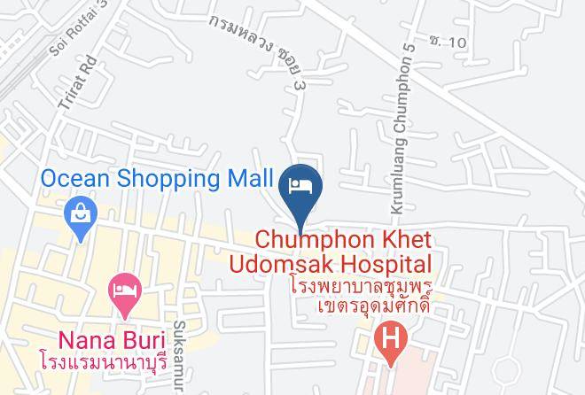 Amphoe Mueang Chumphon - Retro Box Hotel Maps