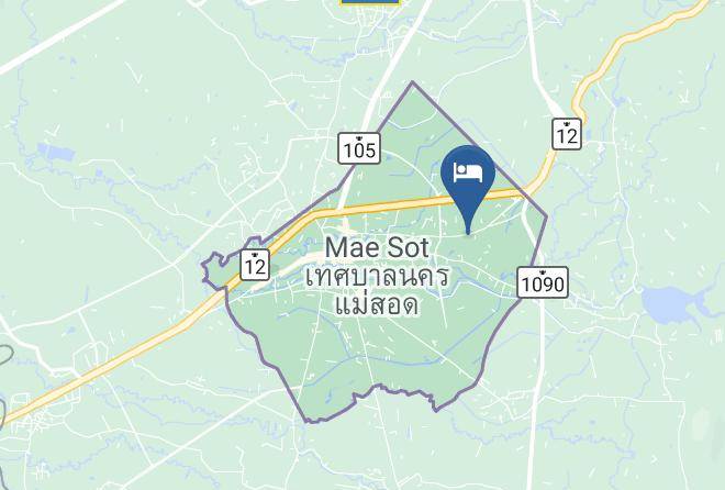 Amphoe Mae Sot - Retro Twin Home Maesot Maps