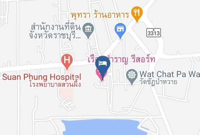 Amphoe Suan Phueng - Reuan Samran Resort Suan Phueng Maps