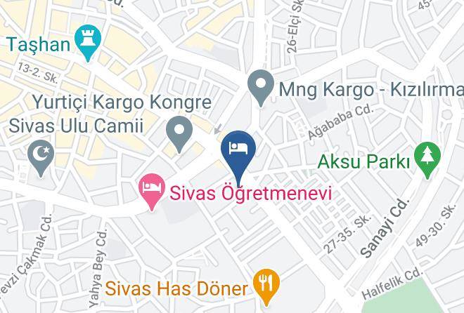 Sivas Pulur - Sivas Otel Revag Palace Maps