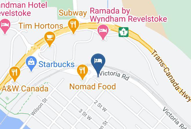 Columbia Shuswap - Revelstoke Gateway Inn Maps