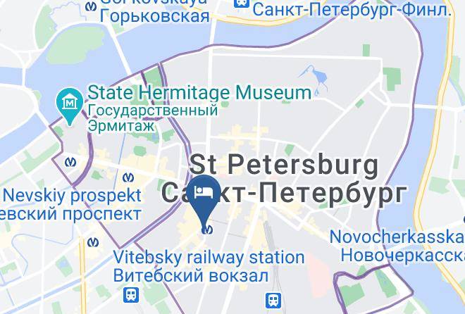 Saint Petersburg - Reverence Hotel Maps