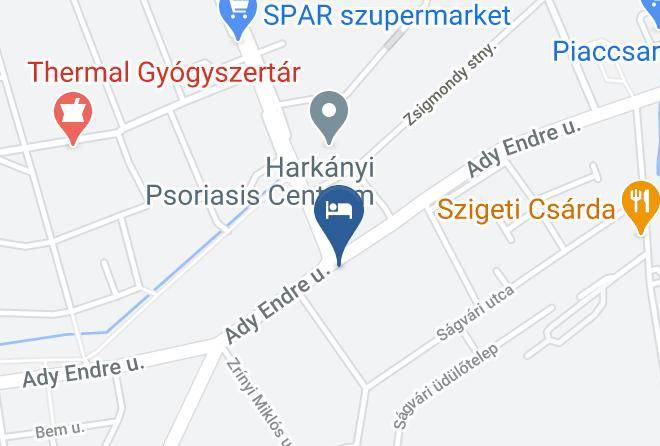 Harkany - Revesz Vendeghaz Maps