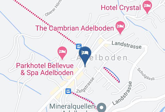 Frutigen Niedersimmental - Revier Hotels Mountain Lodge Adelboden Maps