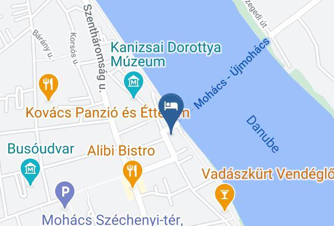 Mohacs - Revkapu Panzio Maps