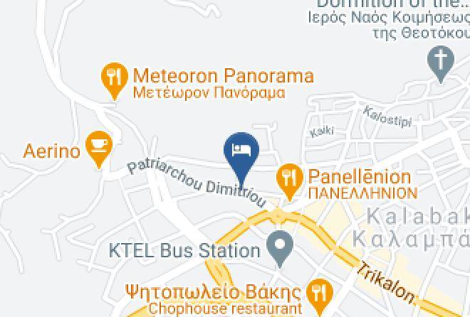 Trikala - Rex Hotel Kalambaka Maps