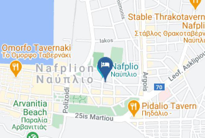 Argolis - Rex Hotel Maps