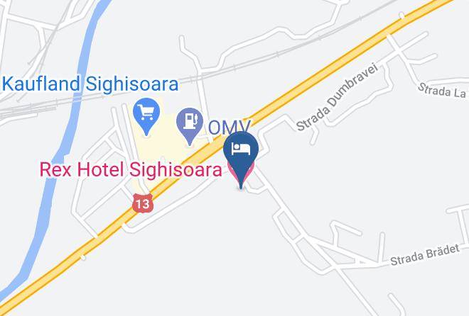 Rex Hotel Sighisoara Map - Mures - Sighisoara