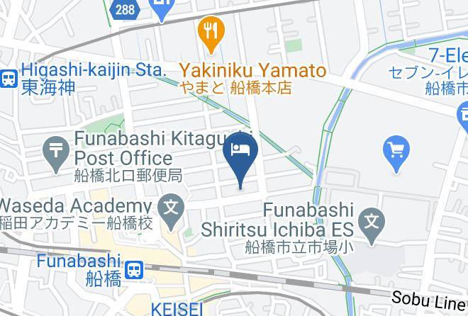 Funabashi City - Rex Inn Funabashi Maps