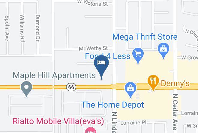 San Bernardino - Rex Motel Maps