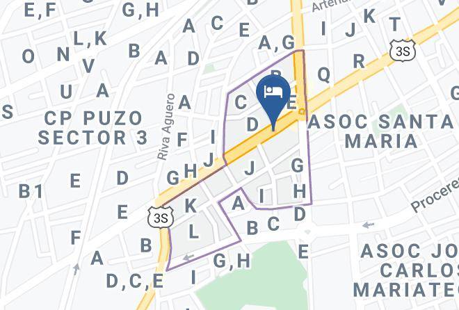 Huancayo - Rey Hotel Maps