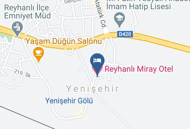 Yenisehir - Reyhanli Miray Otel Maps