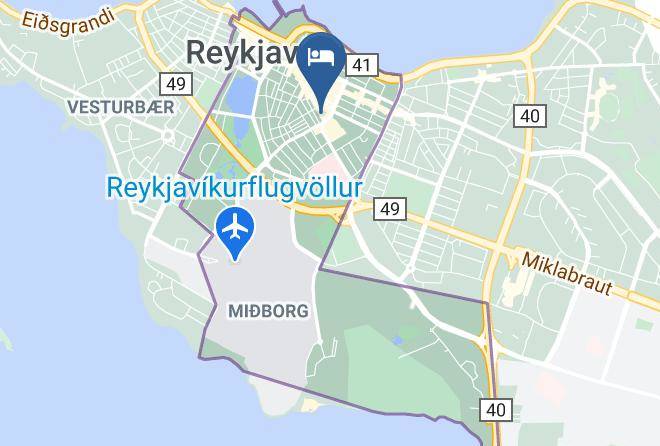 Reykjavik - Reykjavik Downtown Hotel Maps
