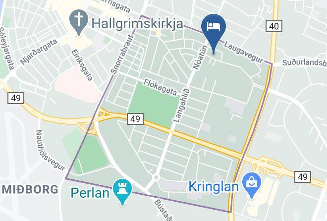 Reykjavik - Reykjavik Hotel Center Maps