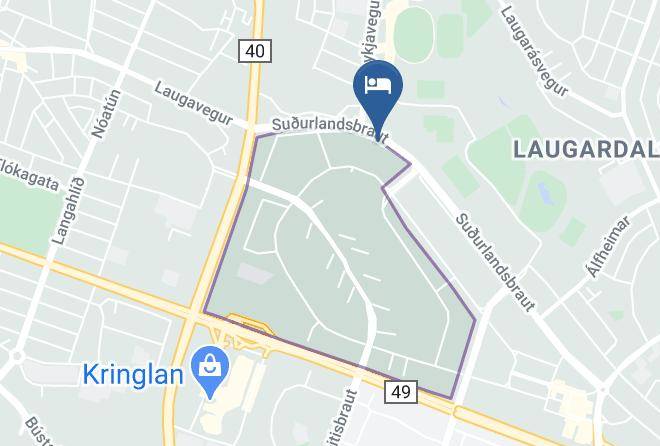 Reykjavik Lights By Keahotels Map