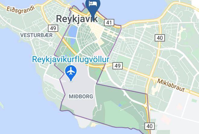 Reykjavik - Reykjavik Residence Suites Maps