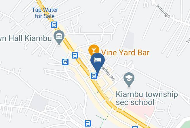Reymark Hotels & Restaurants Map - Central - Kiambu