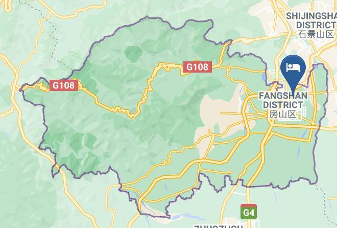 Fangshan District - Rezen Hotle Mijia Maps