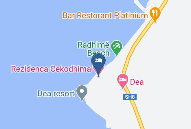 Rezidenca Cekodhima Map
