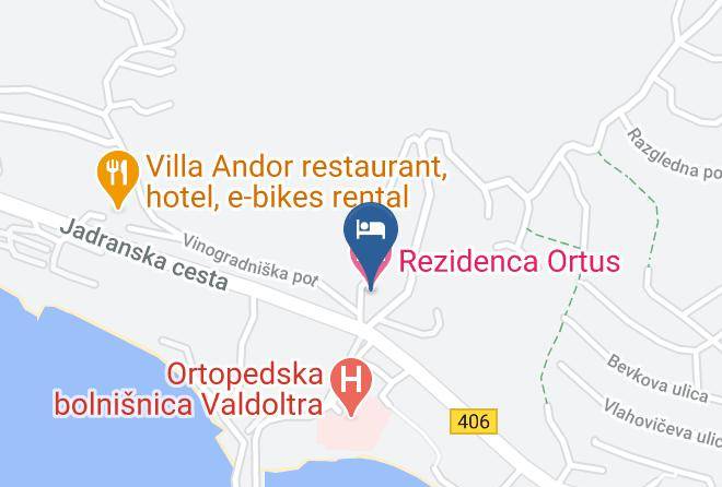 Koper - Rezidenca Ortus Maps