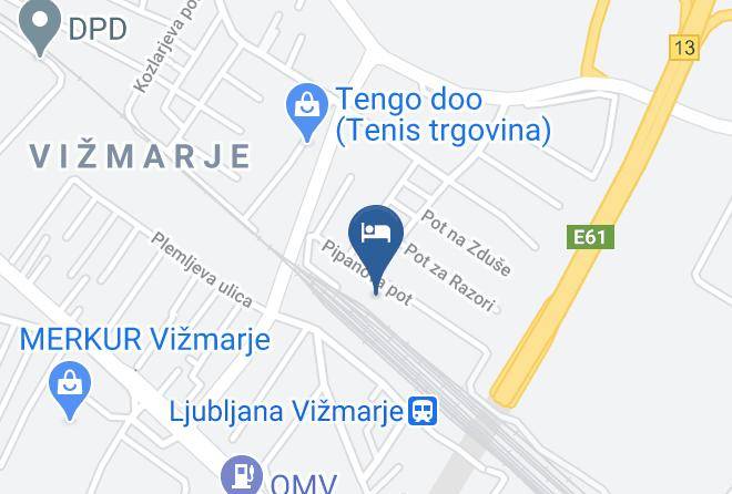 Ljubljana - Rezidenca Pipanova Doo Maps