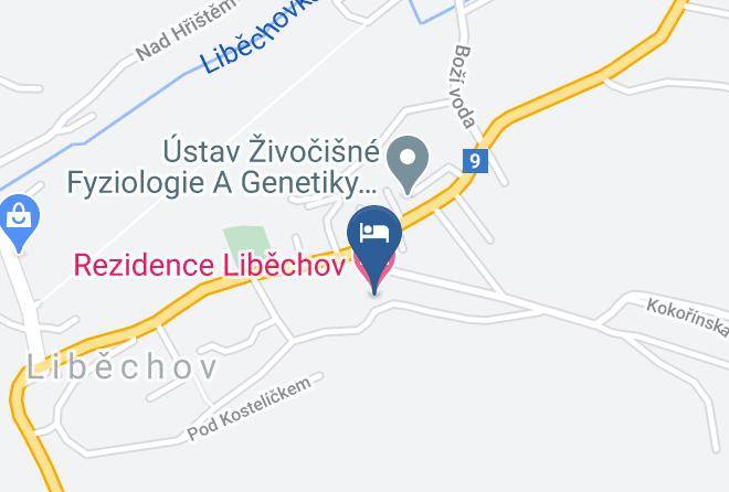 Rezidence Libechov Map
