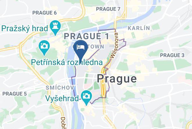 Prague - Rezidence Ostrovni Maps