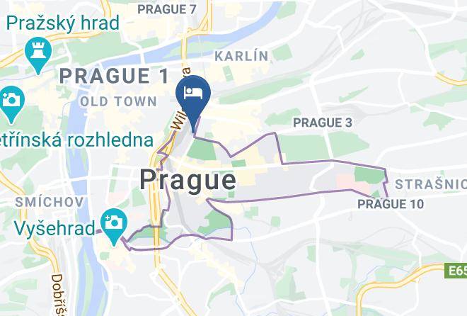 Prague - Rezidence Riegrovy Sady Maps