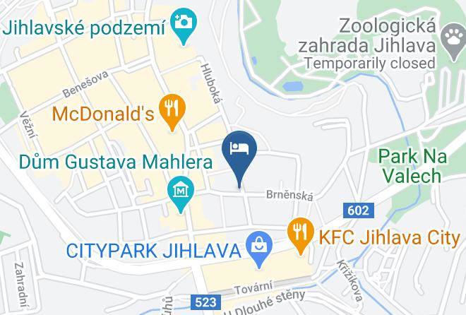 Jihlava - Rezidence Valerie Maps