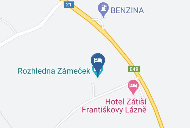 Cheb - Rezidence Zamecek Maps