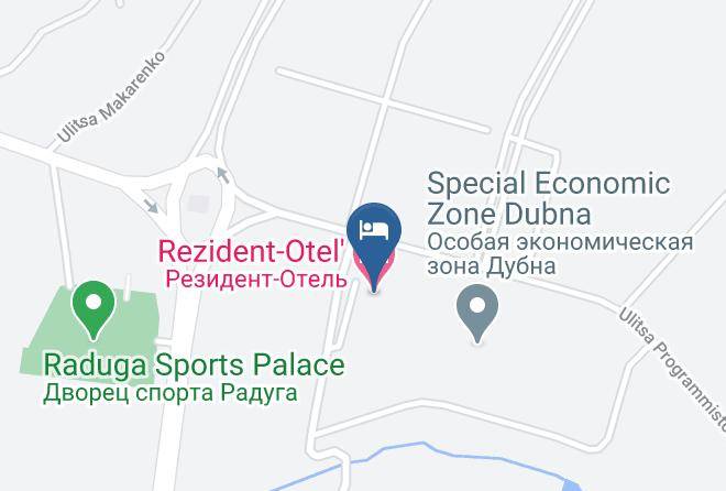 Dubna - Rezident Otel' Maps