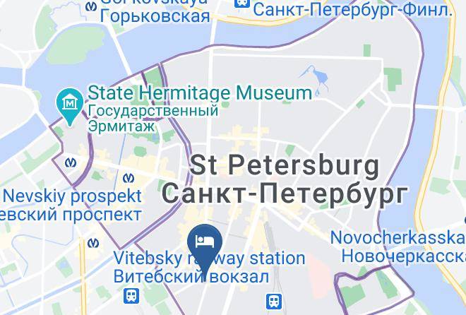 Saint Petersburg - Rezidentsiya Borovoy Maps