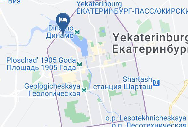 Yekaterinburg - Rezidentsiya Otel' Maps