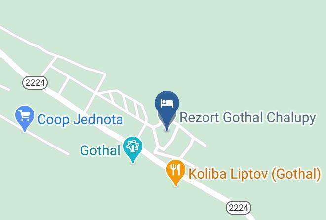 Ruzomberok - Rezort Gothal Chalupy Maps