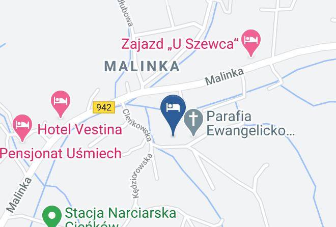Cieszynski - Rezydencja Barrettski Maps