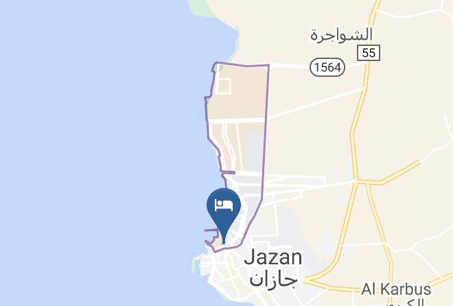 Jazan - Rfaya Hotel Maps
